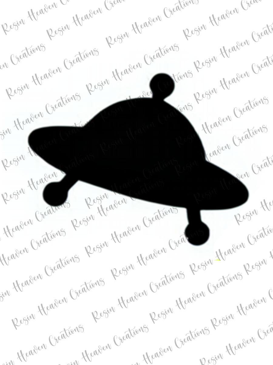 Spaceship Shaker (KEYCHAIN OR BADGE)