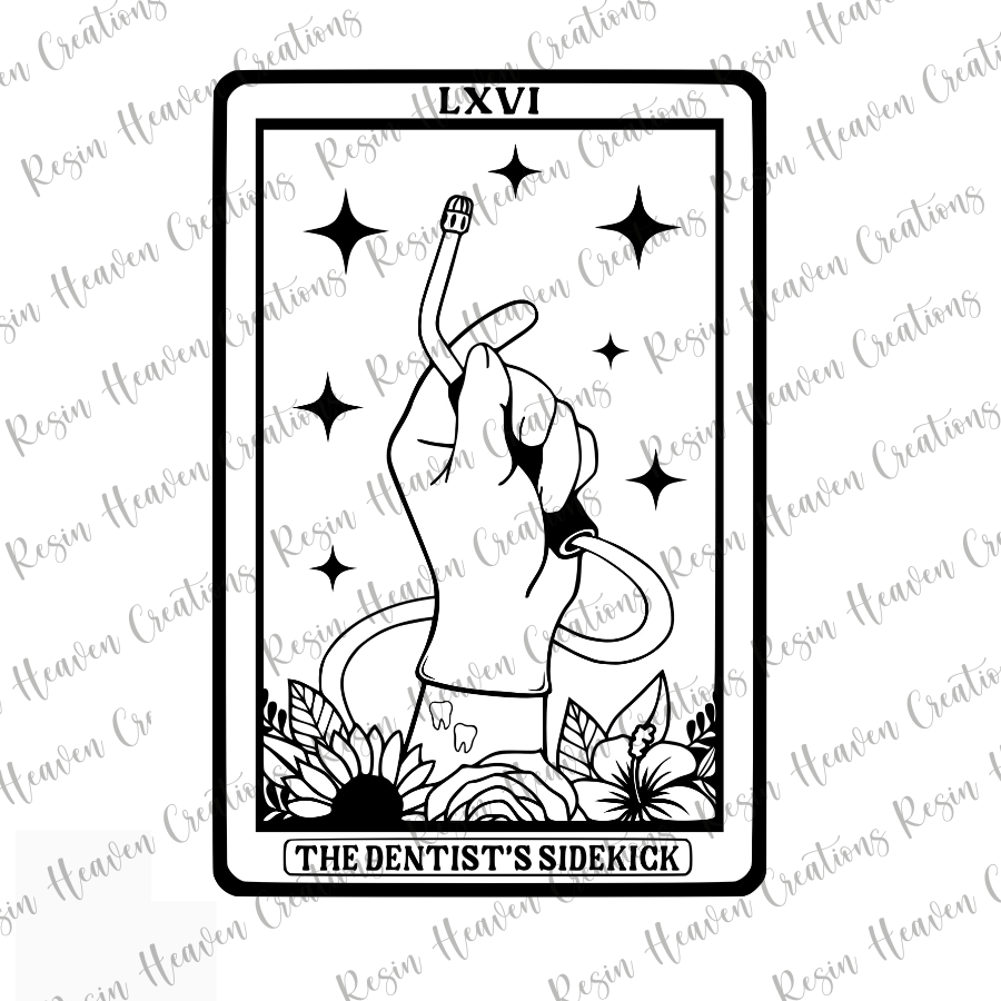 THE DENTIST SIDEKICK TARROT CARD (Decal Set)