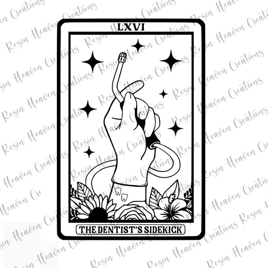 THE DENTIST SIDEKICK TARROT CARD (Decal Set)