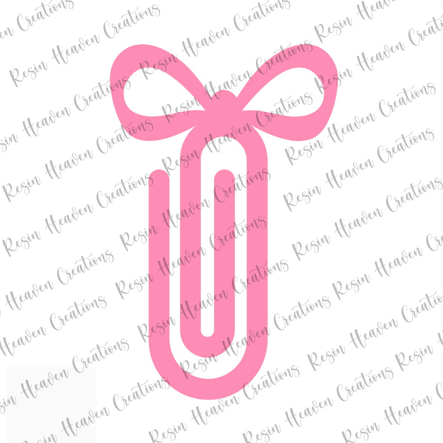 Bow 1 Paperclip (Clear)