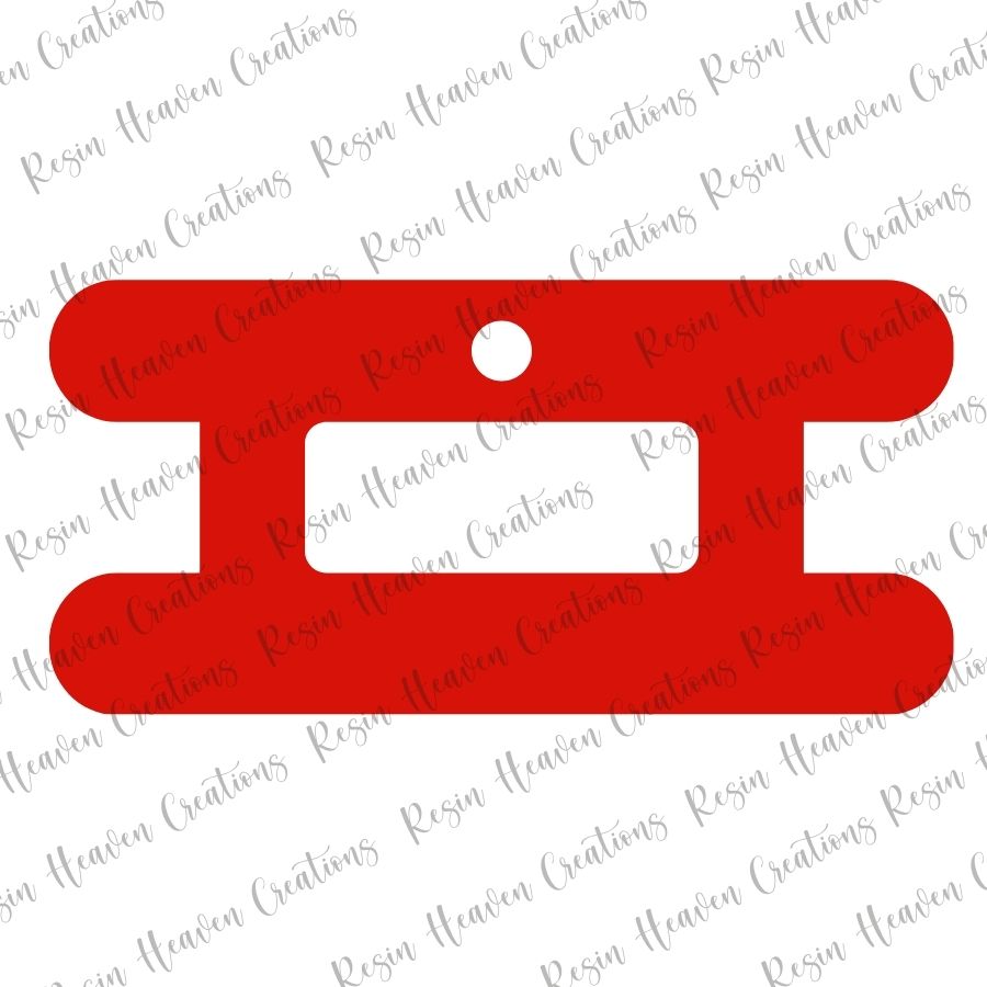 Hair Tie Holder Acrylic Blank REGULAR