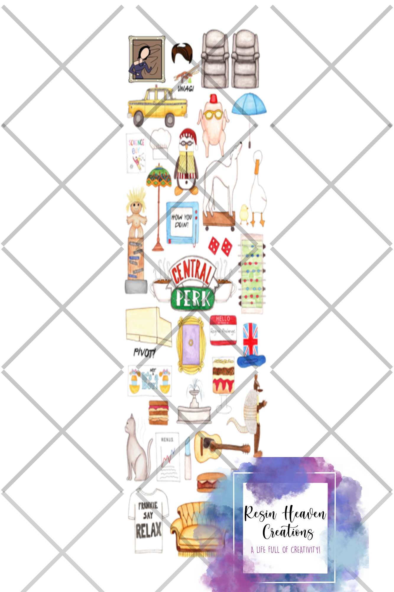 Printed waterslide 0374