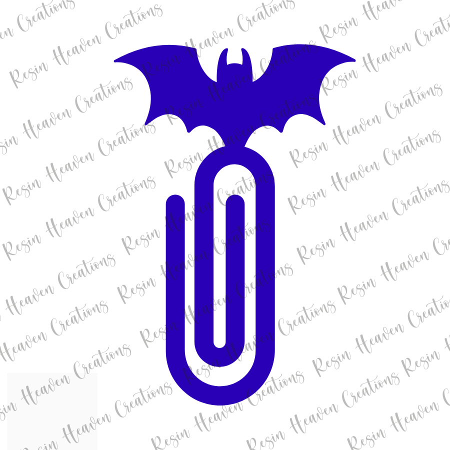 Bat Paperclip 1 (Clear)