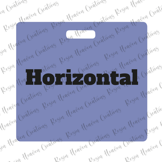 Clear Lightweight Horizontal Badge Buddy