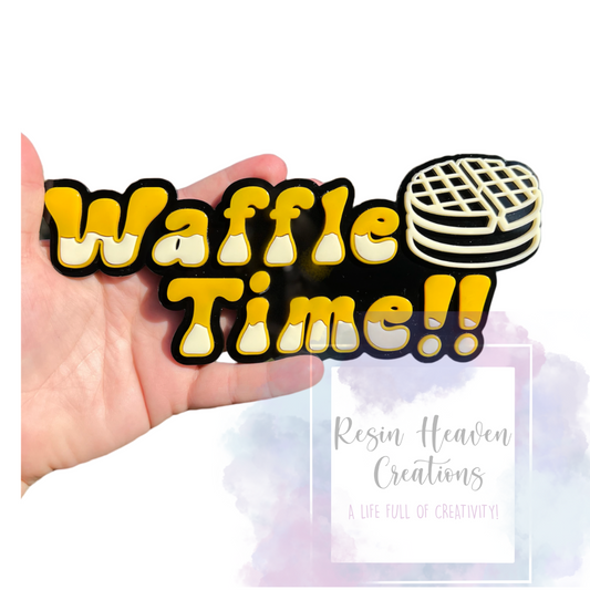 Waffle Time Acrylic Sign