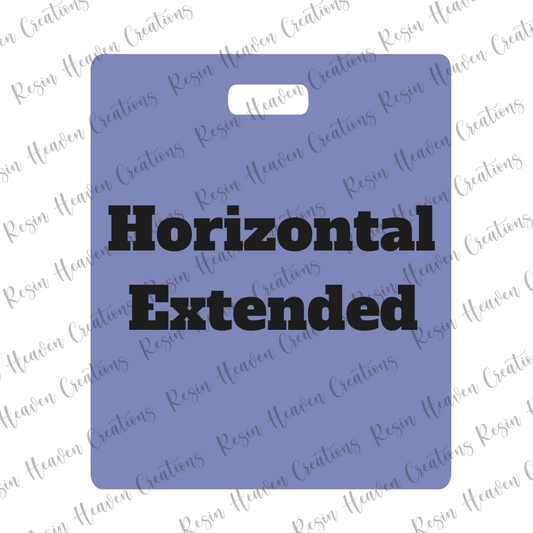 Clear Lightweight Horizontal Extended Badge Buddy