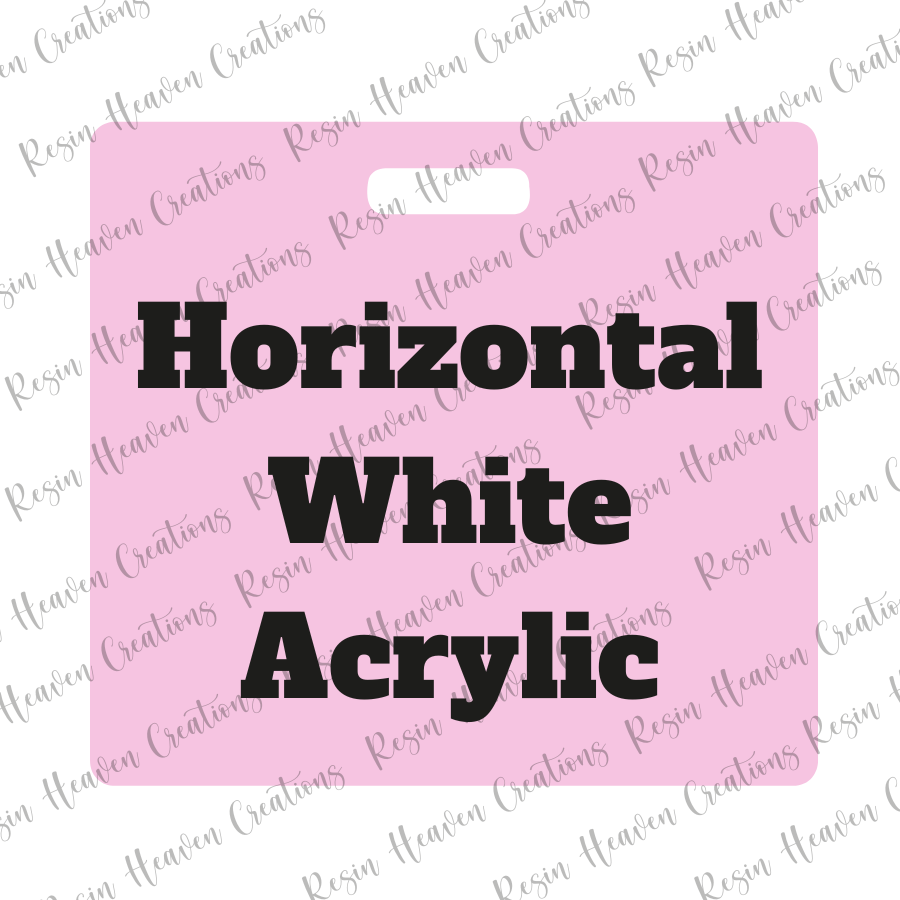 White Lightweight Horizontal Badge Buddy