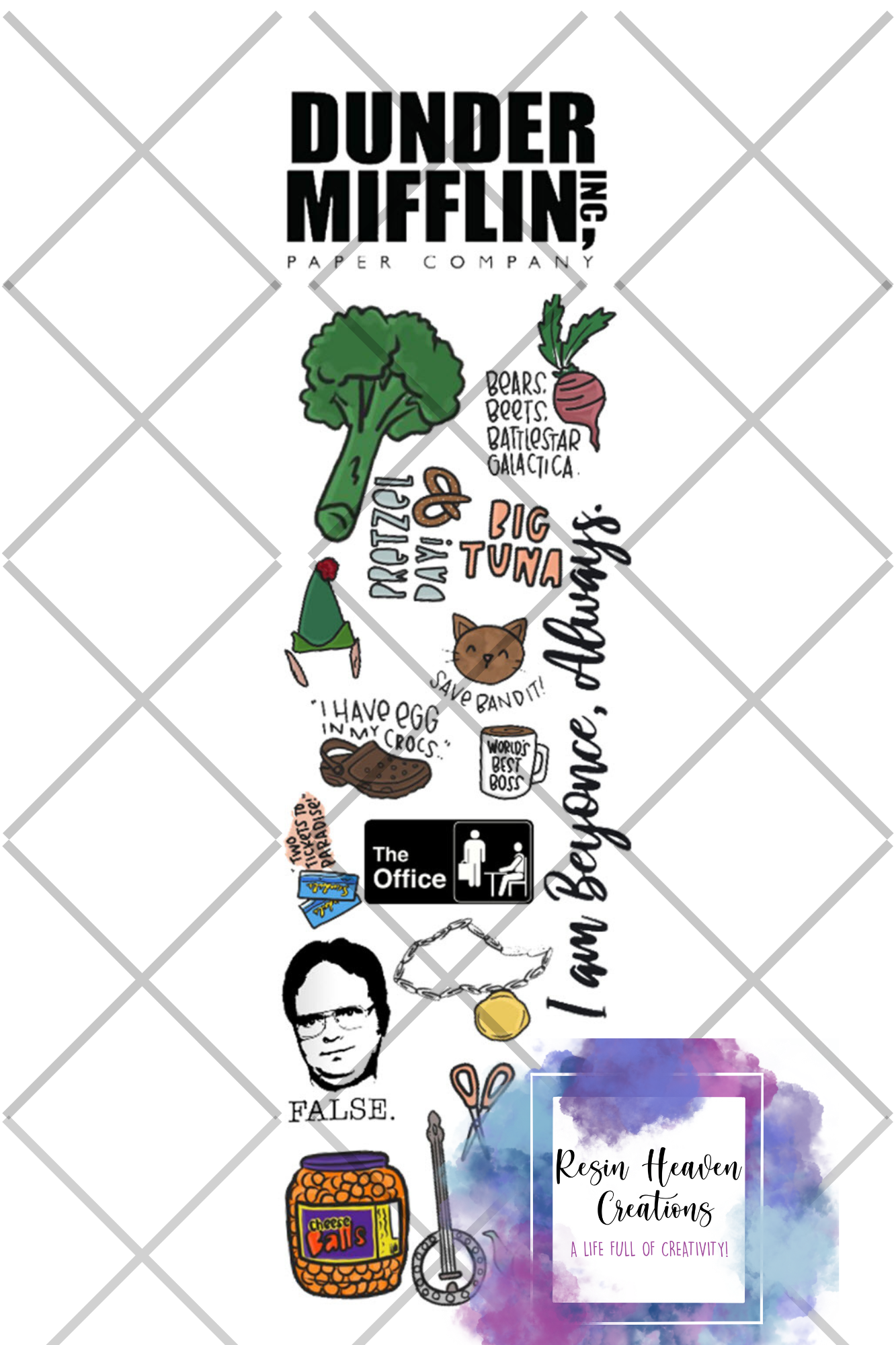 Printed waterslide 0371