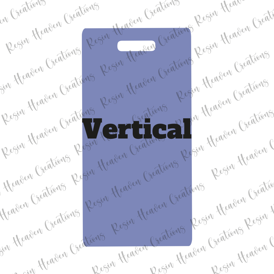 Clear Lightweight Vertical Badge Buddy