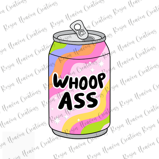 CAN OF WHOOP ASS (Decal Set)