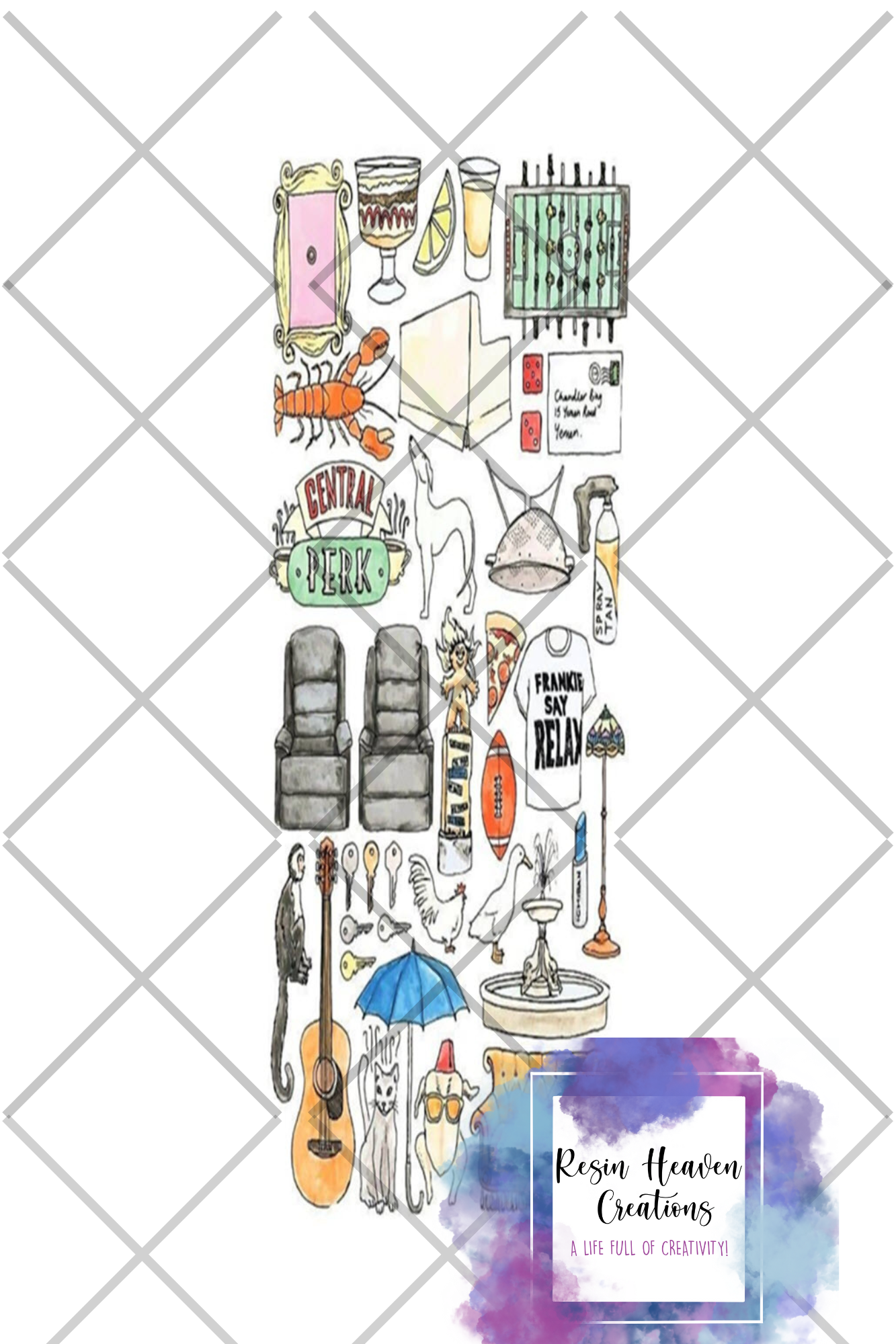 Printed waterslide 0370