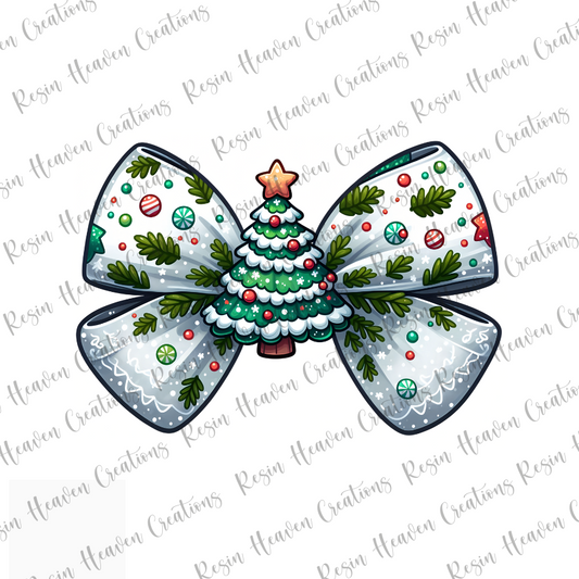 Christmas Bow 4 (DECAL SET)