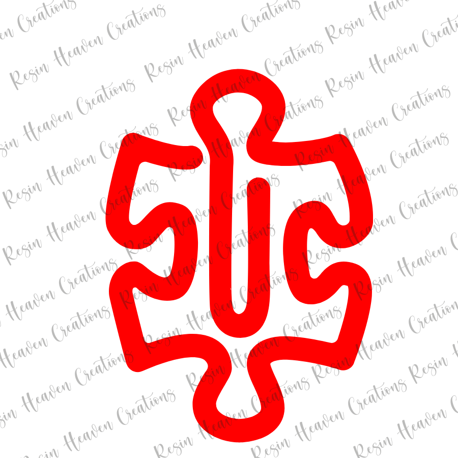 Puzzle Piece Paperclip (Clear)