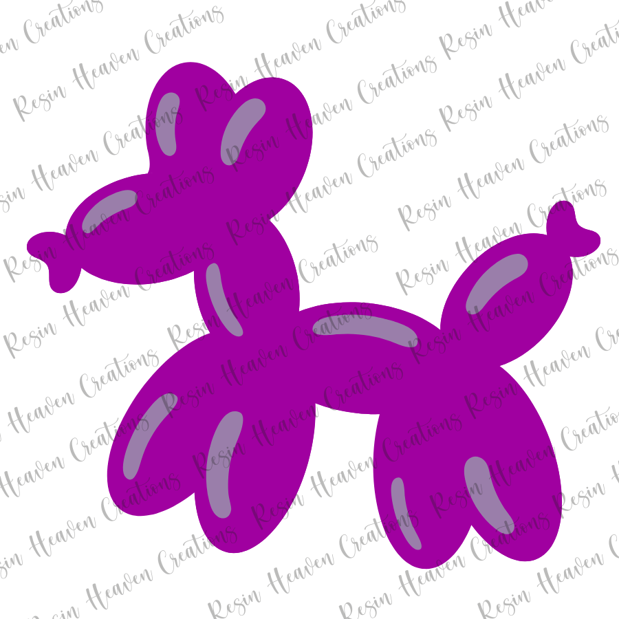 Ballon Dog (keychain or badge reel)