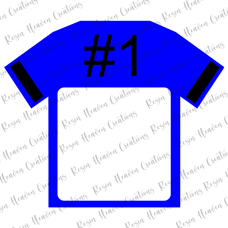 Jersey Post-It Note Holder Acrylic Blanks