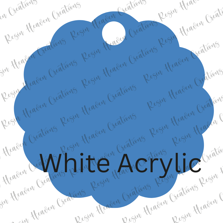 WHITE 40 Oz (FULL LID FLOWER) TOPPER