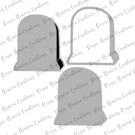 TOMBSTONE (keychain or badge reel)