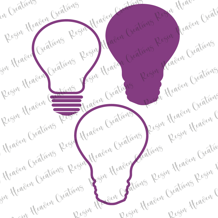 LIGHTBULB Shaker (keychain or badge reel)