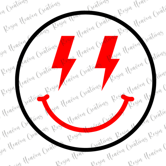 Smiley face 1 shaker (keychain or badge reel)