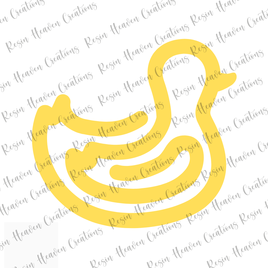 Duck Jumbo Paperclip (WHITE ACRYLIC)
