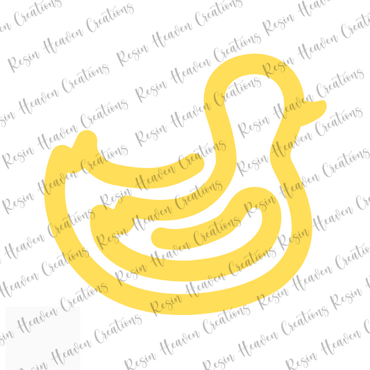 Duck Jumbo Paperclip (WHITE ACRYLIC)