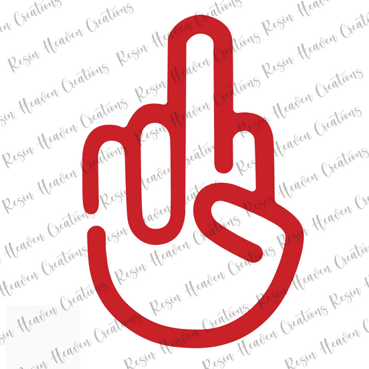 F Bomb Jumbo Paperclip (WHITE ACRYLIC)