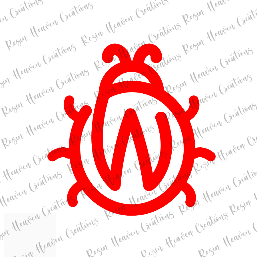 Lady Bug Paperclip (Clear)