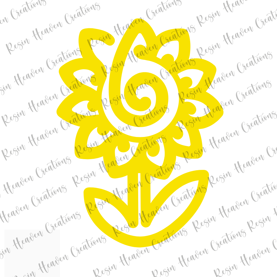 Sunflower Paperclip (Clear)