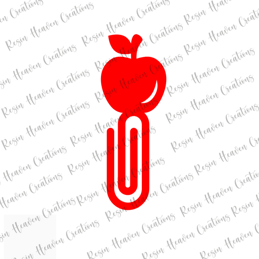 APPLE jumbo Paperclip (Clear)