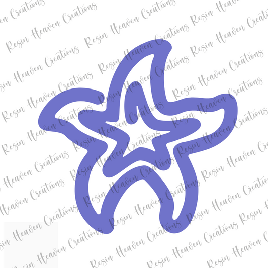 Starfish Paperclip (Clear)