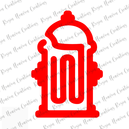 Fire Hydrant Jumbo Paperclip (Clear)