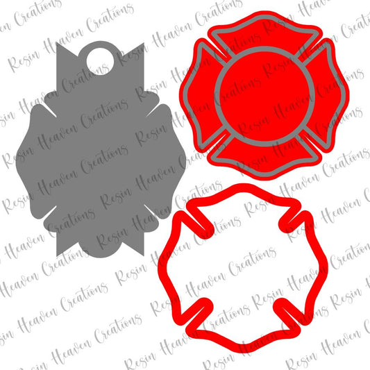 40oz Firefighter Badge Shaker