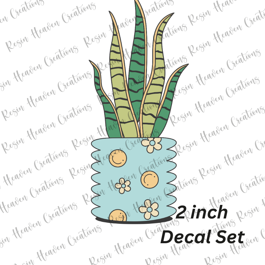 SMILEY PLANT (DECAL SET)