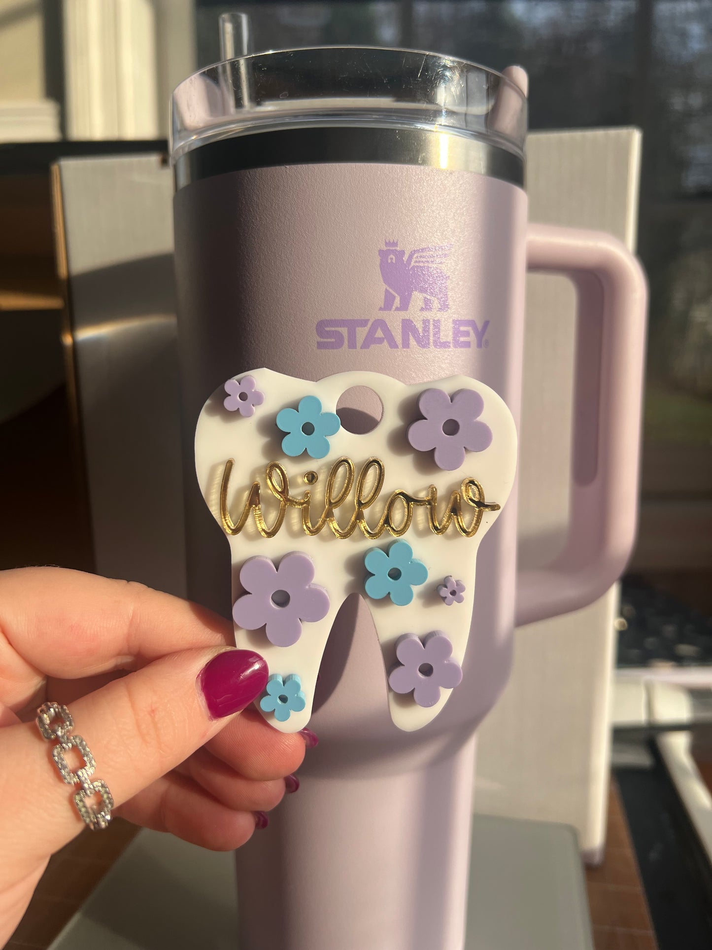 Floral tooth topper for Stanley’s