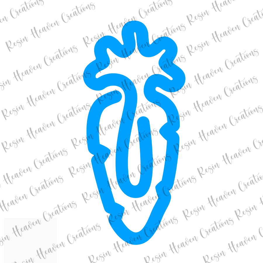 Carrot Jumbo Paperclip (Clear)