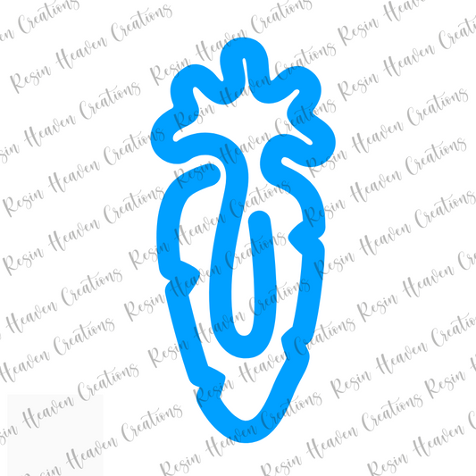Carrot Jumbo Paperclip (Clear)