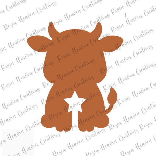 Cow Bag Clip (Clear Acrylic)