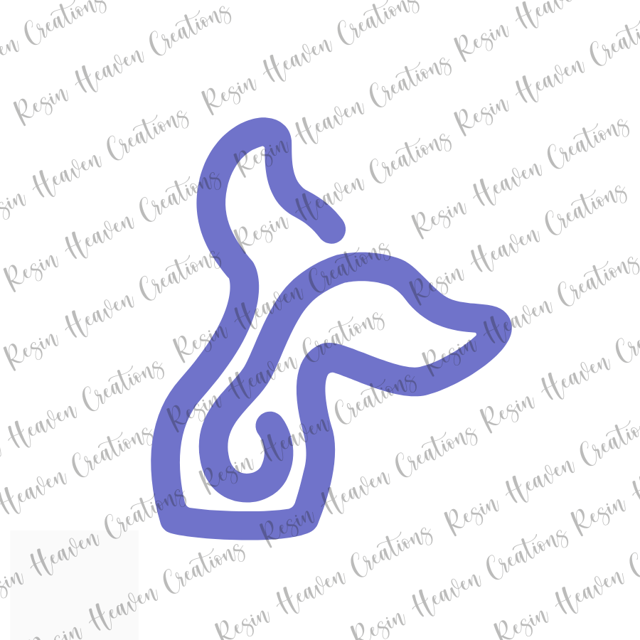 Mermaid Paperclip (Clear)