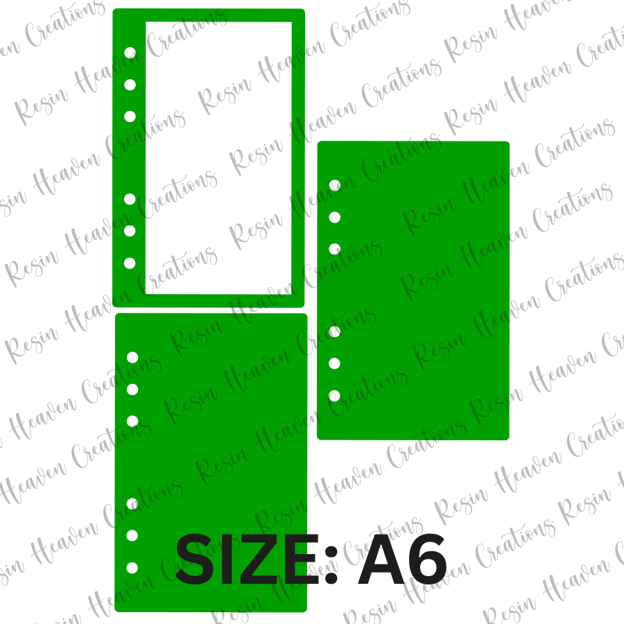 Size A6 Journal Shaker Set