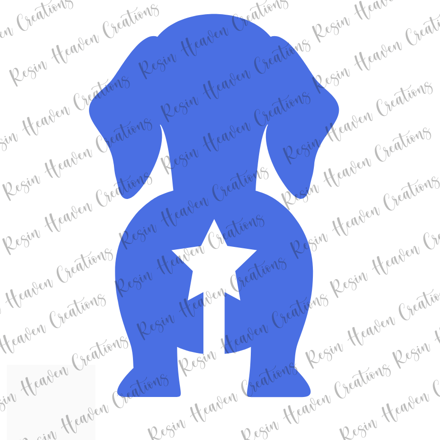 Dacshund Bag Clip (Clear Acrylic)