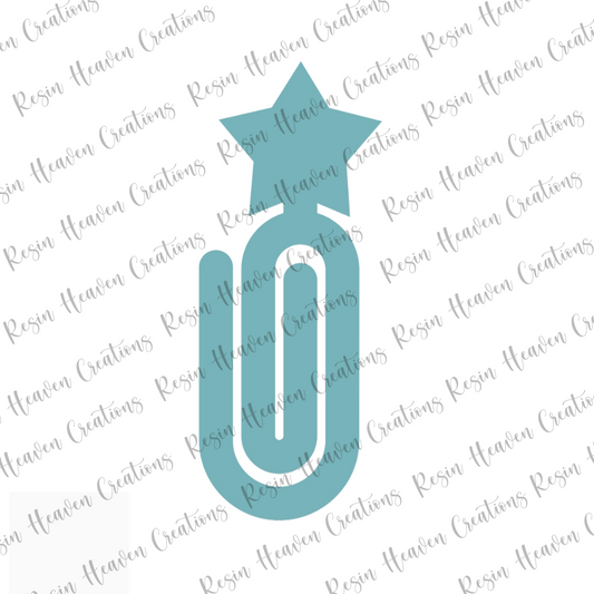 STAR JUMBO Paperclip (Clear)