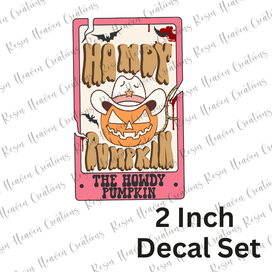 Tarot Card Pumpkin (Decal Set)