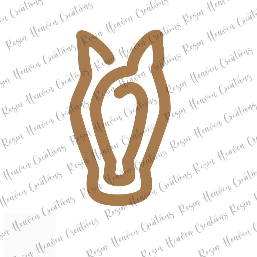 Horse Paperclip (Clear)