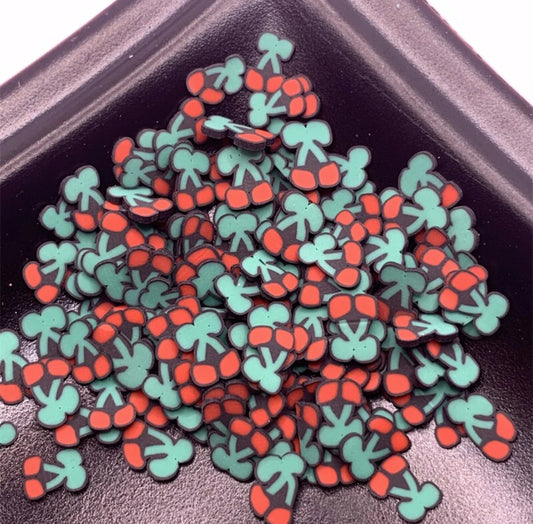 Cherries Clay Pieces