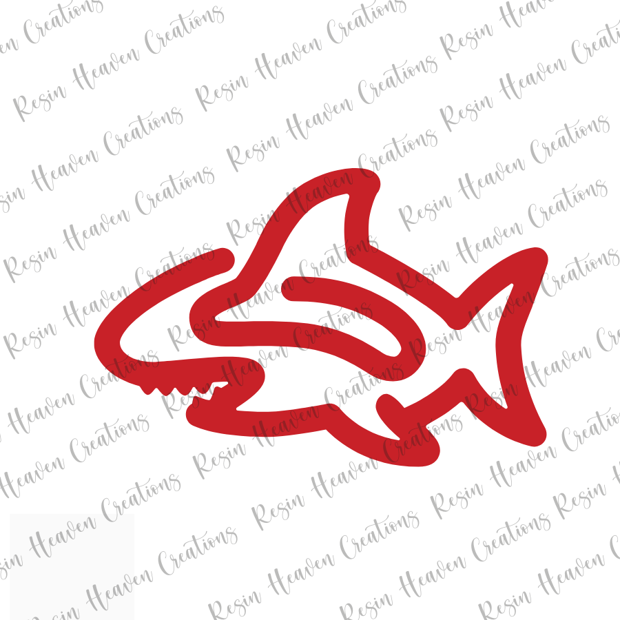 Shark Jumbo Paperclip (Clear)