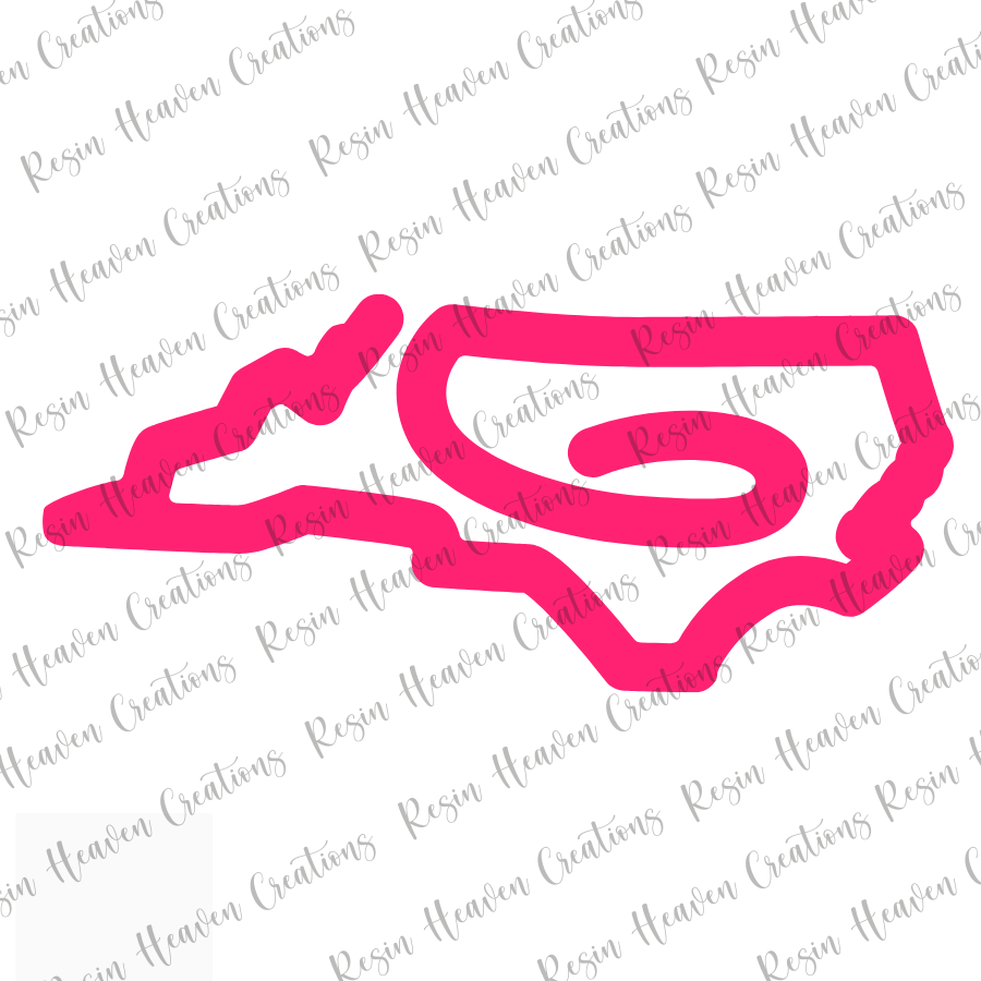 North Carolina State Jumbo Paperclip (Clear)