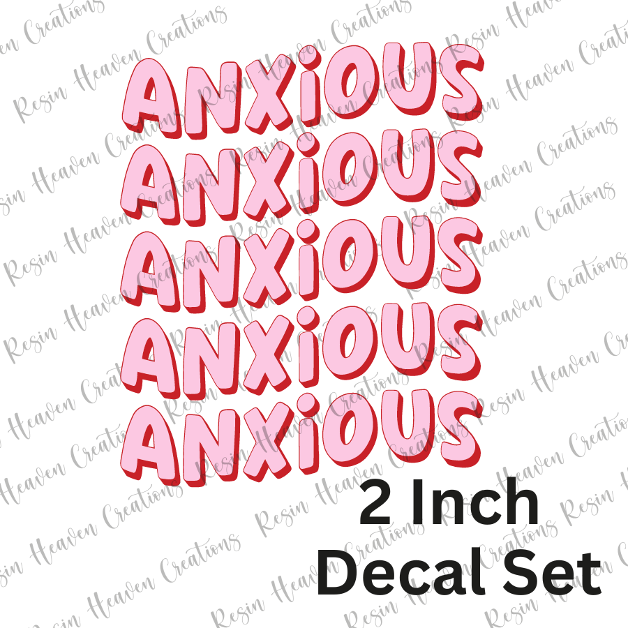 ANXIOUS! (Decal Set)