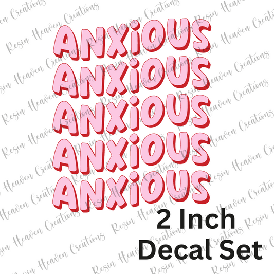 ANXIOUS! (Decal Set)