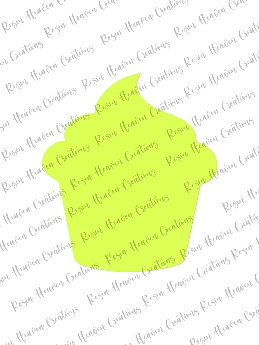 Cupcake Shaker (KEYCHAIN OR BADGE)