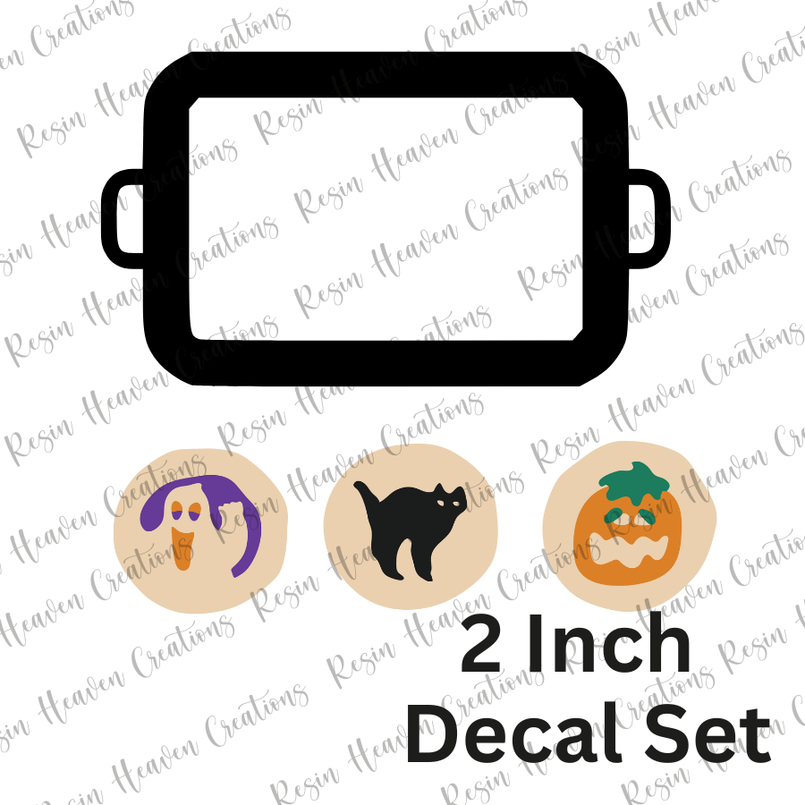 Halloween Cookie shaker (Decal Set)